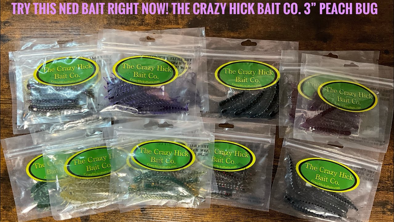 Try This Ned Bait Right Now! The Crazy Hick Bait Co. Peach Bug