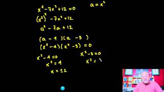 AA64D   Solving Quartic Equation by Factoring