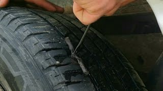 How To plug a tire w/o removing wheel from vehicle / How To find leaks by 603 Mechanic vids 102 views 1 year ago 2 minutes, 34 seconds