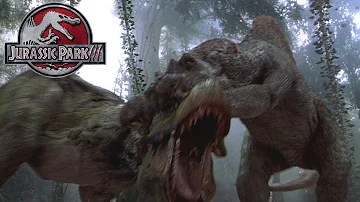What killed T Rex Jurassic Park 3?