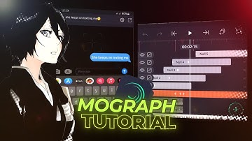 BEGINNERS MOGRAPH/ MOTION GRAPHICS TUTORIAL ON ALIGHT MOTION [+free preset and xml file] #mograph