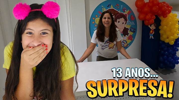 Preparativos da Festa de aniversário de 13 anos do JP.