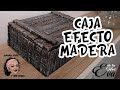 CAJA MADERA VINTAGE con una caja de colonia!!! MANUALIDADES FÁCILES | AMAMA TXUS