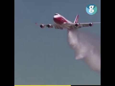 Dünyanın en büyük yangın söndürme uçağı:  Supertanker