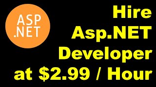 Hire Asp.NET Developer at $2.99 Per Hour in the India - AutoYourTask