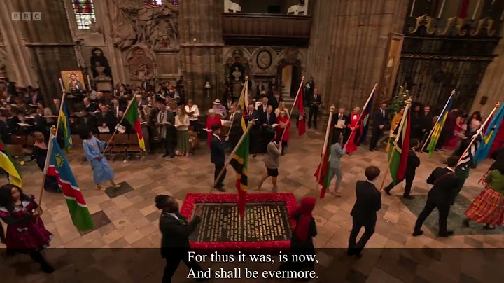 Now thank we all our God Hymn - Westminster Abbey