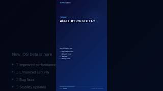 APPLE IOS 26.6 BETA 2 #Shorts