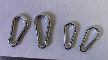 Galvanized Steel Snap-Hooks:  barrier netting installation products, Gourock.com