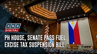 Ph House, Senate P Fuel Excise Tax Suspension Bill