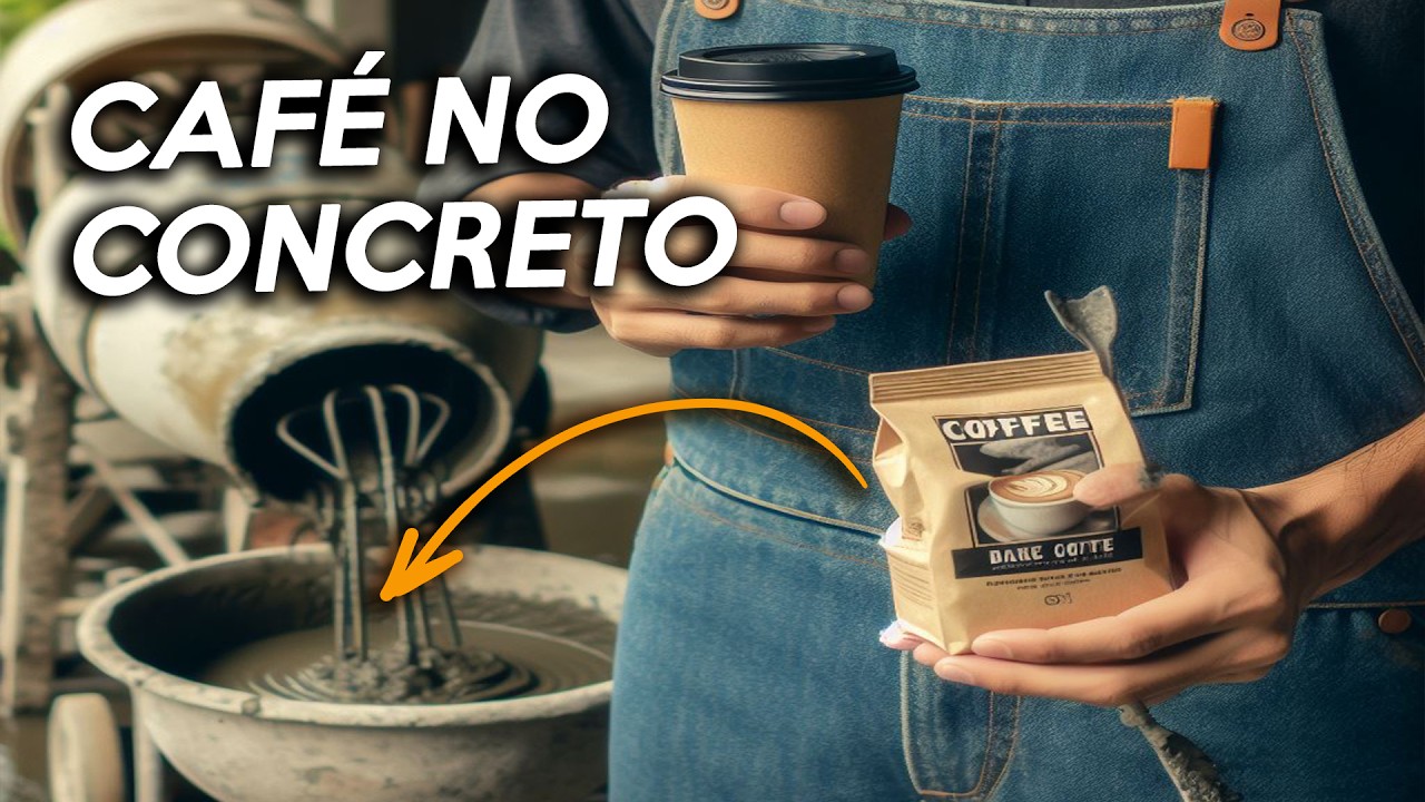 CONCRETO mais resistente com CAFÉ? CAFÉ no CONCRETO Aumenta Resistência em 30%. CONCRETO de Café