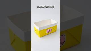 DIY Easy Origami Desk Organizer | No Glue No Tape | How to make something Cute #diy #papercraft