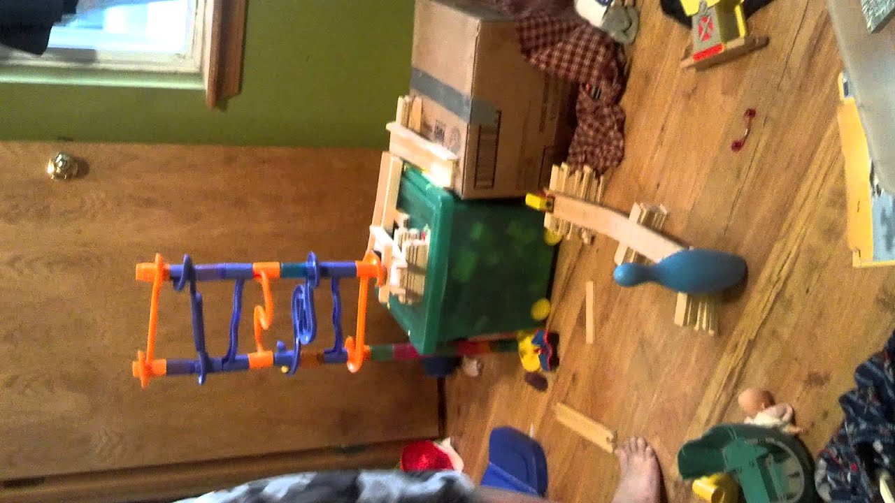 Bens marble run with contraption pieces YouTube