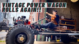 How To Drive a Dodge Power Wagon: First drive in 30 YEARS! Dodge POWER WAGON Restoration ASMR
