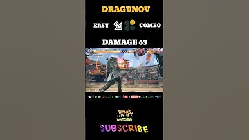 Dragunov combo tekken8 I Dragunov combo guide tekken 8#Dragunov#combo#tekken8