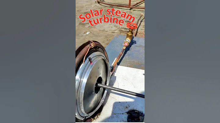 Solar steam turbine