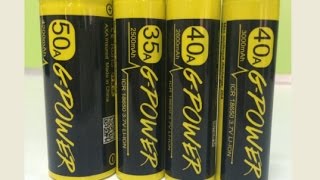 Вторая посылка с gpower-battery.com. Высокотоковые аккумуляторы 26650 и 18650 Li-ion.