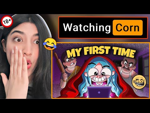 Reaction on First Time Watching Corn 🌽| Corn addiction | watching corn reaction #reactions 
