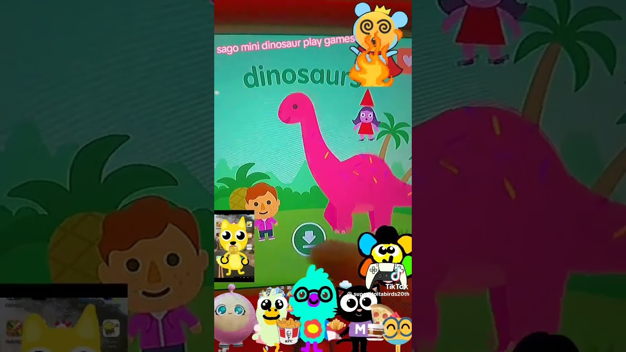 Sago Mini Dinosaur Play Games. 