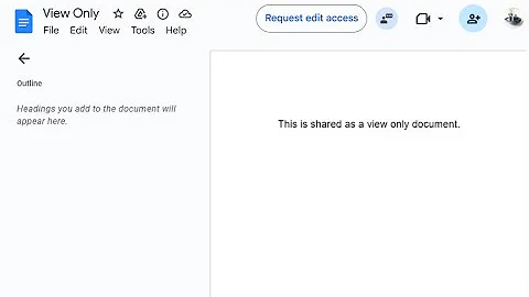How to Edit a View Only Google Doc