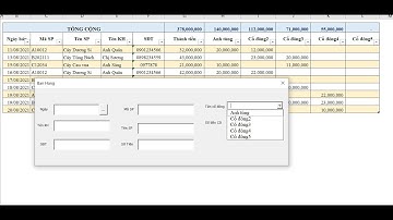 Tạo List danh sách nhập tự động bằng Combobox trong VBA Excel đơn giản