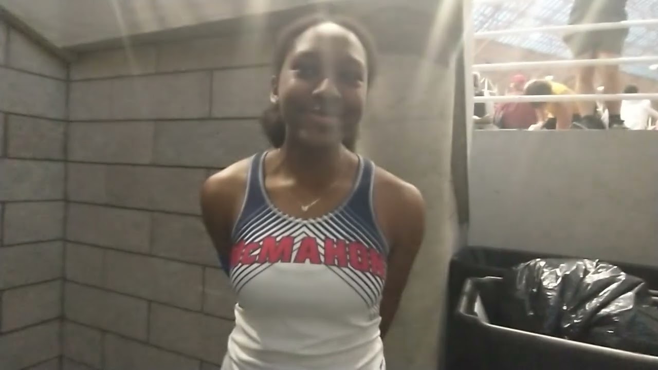 Gabriella Rivera, Brien McMahon, Took 2nd Girls 55m Hurdles @ Yale HS ITF Classic