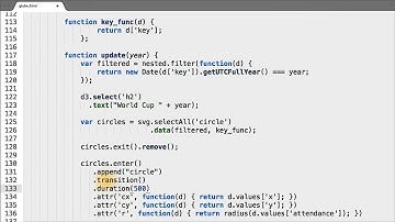 Smoothing the Animation with Transitions - Data Visualization and D3.js