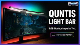 Diese Monitorlampe macht dein Setup besser! Quntis RGB Light Bar Review