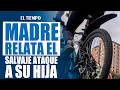 ¿Cómo pasó? El brutal incidente entre un ciclista y una niña en vía pública