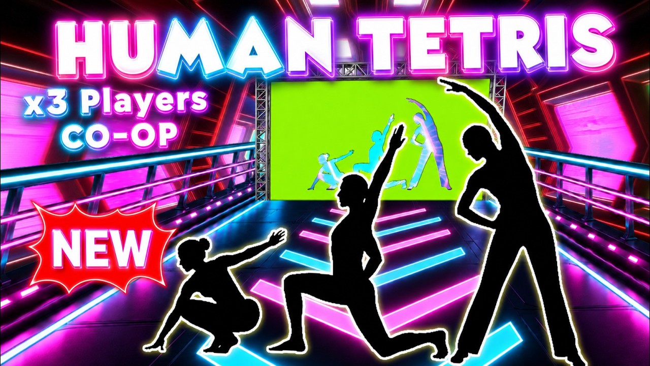 Watch HUMAN TETRIS 🔥 Immersive Interactive Warm Up | 3 Players CO-OP / Interactive Workout #new on YouTube Watch HUMAN TETRIS 🔥 Immersive Interactive Warm Up | 3 Players CO-OP / Interactive Workout #new on YouTube