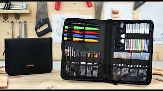 Upgraded Carpenter Pencil Set – Professional Woodworking Marking Tool Kit#stageek #woodworking