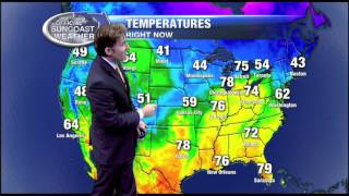 6pm Weather Forecast - March 24, 2017