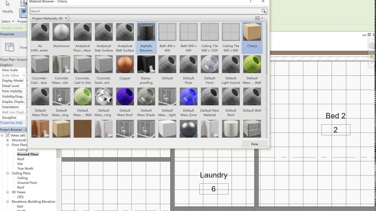 Revit Tutorial Video 12 Floor Material Finish YouTube