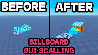 How To Scale Billboard Gui Properly - Roblox Studio Ui Tutorial