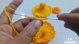0  नंबर लड्डू गोपाल की ऊनी पोशाक का बेस कैसे बनाएं l how to make Laddu Gopal crochet base