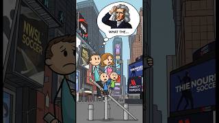 Times Square Sightseers Defy Physics: Leaning Tower of Tourists vs. Gravity's Epic Fail