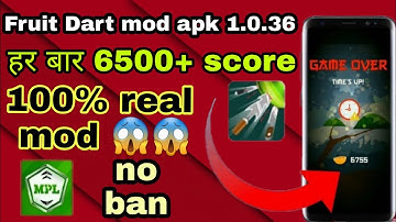 MPL PRO Fruit Dart mod apk 1.0.36..100% real live proof