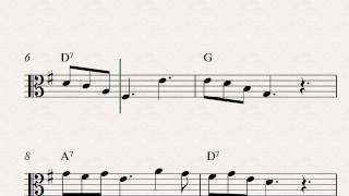 Beautiful Dreamer - Free Easy Viola Sheet Music