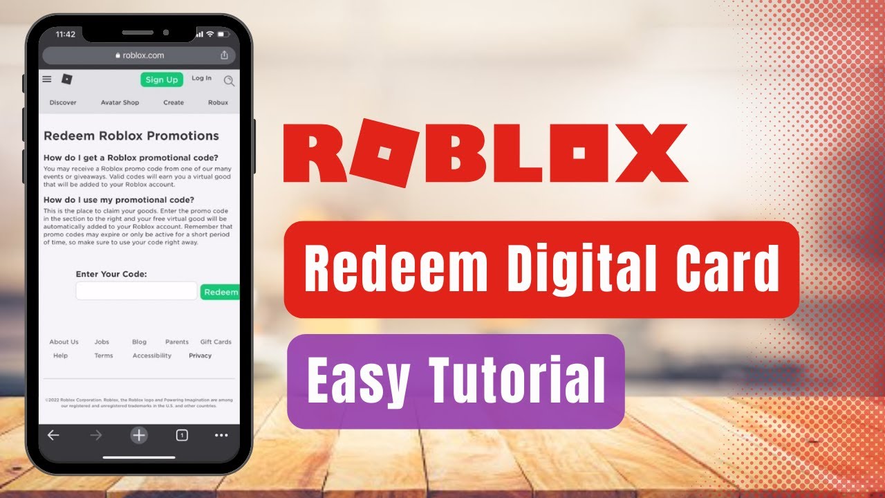 ✓ How To Redeem A Roblox Gift Code 🔴 