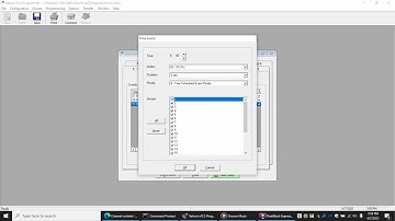 Valcom ACS programmer - creating a schedule, this is example of a school bell schedule