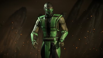 Mortal Kombat X | Reptile - All Skins, Intro, X-Ray, Victory Pose, Fatalities, Story Ending