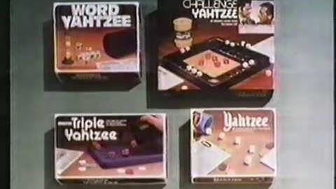 1981 Milton Bradley Yahtzee Commercial