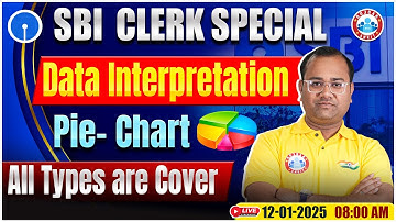 SBI Clerk Data Interpretation | Pie Chart Data Interpretation SBI Clerk by Tarun Sir