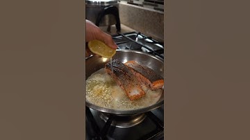 Garlic Buttered Salmon #seafood #fish #salmon #cooking #recipe #garlic #butter #mealprep