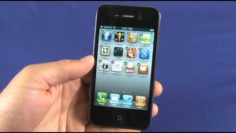 Using folders on the iPhone 4