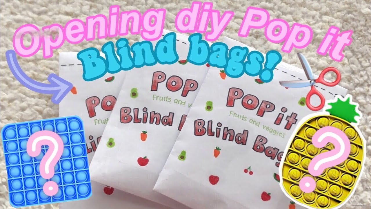 DIY Homemade Paper Squishy Blind Bags EnvelopeFree Pattern  Squishy DIY  말랑이 랜덤박스 개봉  YouTube