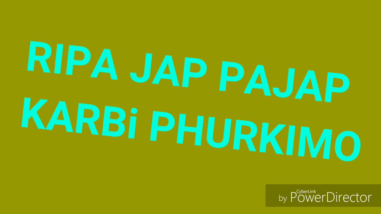 Ripa jap pajap karbi phurkimokarbi song