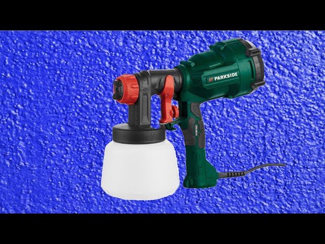 Parkside Paint Sprayer PFS 400 A1 Unboxing Testing - YouTube