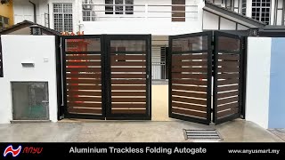 An Yu Aluminium Trackless Folding Autogate Au Yu Smart Gate