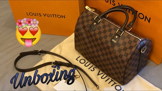 Louis Vuitton Damier Ebene Speedy Bandouliere 35 – The Don's Luxury Goods