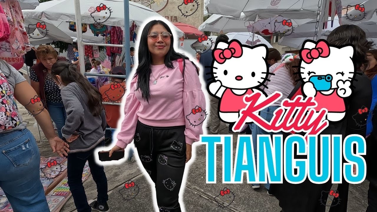 Fui al Kitty Tianguis en CDMX // Un Tianguis Temático de Hello Kitty - YouTube